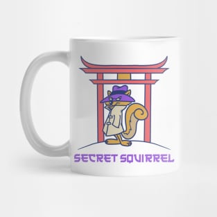 Secret Squirrel Retro Japanese Mug